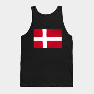 Denmark Flag Tank Top